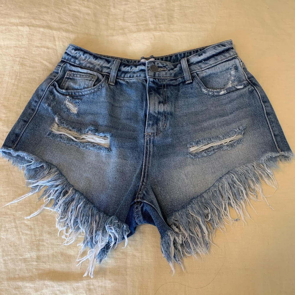fashion nova denim shorts